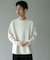 『XLサイズ／WEB限定』コーデュロイタッチクルーネックロングスリーブ Tシャツ