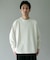 『XLサイズ／WEB限定』コーデュロイタッチクルーネックロングスリーブ Tシャツ