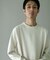 『XLサイズ／WEB限定』コーデュロイタッチクルーネックロングスリーブ Tシャツ