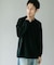 『XLサイズ／WEB限定』コーデュロイタッチクルーネックロングスリーブ Tシャツ