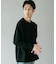 『XLサイズ／WEB限定』コーデュロイタッチクルーネックロングスリーブ Tシャツ
