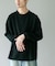 『XLサイズ／WEB限定』コーデュロイタッチクルーネックロングスリーブ Tシャツ