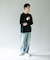 『XLサイズ／WEB限定』コーデュロイタッチクルーネックロングスリーブ Tシャツ