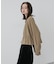 クロップドギャザーシャーリングシャツ