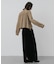 クロップドギャザーシャーリングシャツ