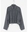 クロップドギャザーシャーリングシャツ
