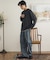 『一部WEB限定カラー』『洗濯可／静電気防止／毛玉防止』ストレッチヘンリーネックニット
