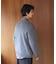 ウール混クルーネックニットプルオーバー