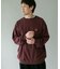 GROW ORGANIC スウェットロングスリーブTシャツ