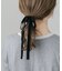 ベロアロングリボンヘアカフ