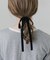 ベロアロングリボンヘアカフ