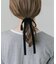 ベロアロングリボンヘアカフ