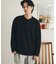 ワッフルヘンリーネックロングTシャツ