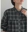 フリルネックチェックブラウス 26AW