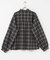 フリルネックチェックブラウス 26AW