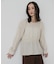 ドットペプラムブラウス