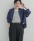 デニム切替ショート丈シャツ 26AW