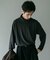 タートルネック スムース ロングスリーブTシャツ
