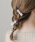 フラワーボタン2セットヘアピン