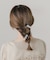 フラワーボタン2セットヘアピン