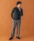 LIFE STYLE TAILOR　マシンウォッシャブルハイゲージクルーニット