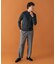 LIFE STYLE TAILOR　マシンウォッシャブルハイゲージクルーニット