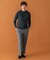 LIFE STYLE TAILOR　マシンウォッシャブルハイゲージクルーニット
