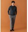 LIFE STYLE TAILOR　マシンウォッシャブルハイゲージクルーニット
