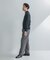 LIFE STYLE TAILOR　マシンウォッシャブルハイゲージクルーニット