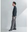 LIFE STYLE TAILOR　マシンウォッシャブルハイゲージクルーニット