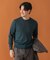 LIFE STYLE TAILOR　マシンウォッシャブルハイゲージクルーニット