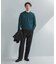 LIFE STYLE TAILOR　マシンウォッシャブルハイゲージクルーニット