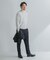 LIFE STYLE TAILOR　マシンウォッシャブルハイゲージクルーニット