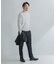 LIFE STYLE TAILOR　マシンウォッシャブルハイゲージクルーニット