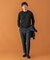 LIFE STYLE TAILOR　マシンウォッシャブルハイゲージクルーニット