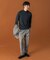 LIFE STYLE TAILOR　マシンウォッシャブルハイゲージモックニット