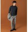 LIFE STYLE TAILOR　マシンウォッシャブルハイゲージモックニット