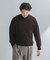 LIFE STYLE TAILOR　マシンウォッシャブルハイゲージモックニット