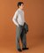 LIFE STYLE TAILOR　マシンウォッシャブルハイゲージモックニット