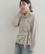 『WEB限定』スカーフ付きピーチ起毛シャツ