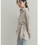 『WEB限定』スカーフ付きピーチ起毛シャツ
