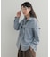 『WEB限定』スカーフ付きピーチ起毛シャツ