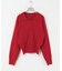 crinkle crinkle crinkle　SLOW OFF KNIT TOP