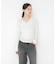 V-NECK LACE RIB TOPS