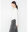 V-NECK LACE RIB TOPS