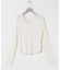 V-NECK LACE RIB TOPS