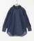crinkle crinkle crinkle　INDIGO FRILL COLLAR SHIRTS