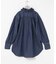 crinkle crinkle crinkle　INDIGO FRILL COLLAR SHIRTS