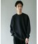 スラブダンボールクルーネックロングスリーブTシャツ