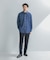 LIFE STYLE TAILOR　ショートワイドデニムライクシャツ